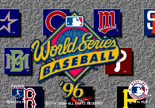 World Series Baseball '96